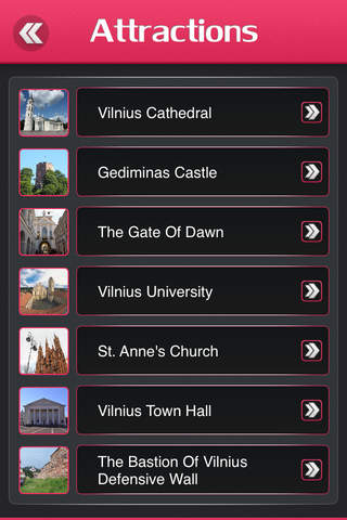 Vilnius Offline Travel Guide screenshot 3