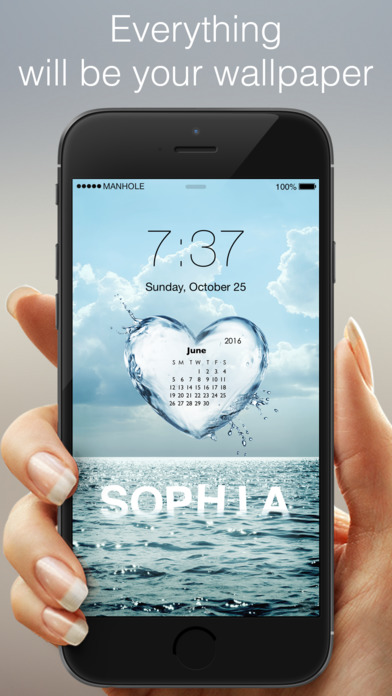 Screenshots of Magic Screen - Customize your Lock & Home Screen Wallpaper for iPhone