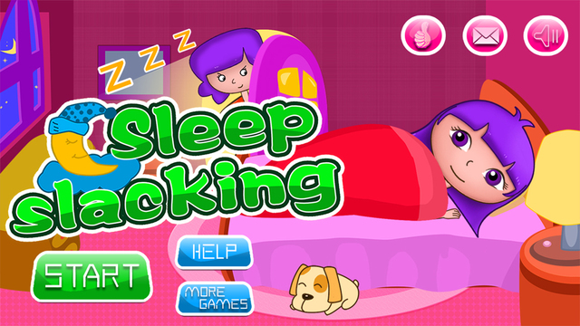 Anna sleep slacking kids bedtime free games for children