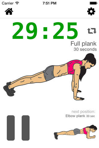 5 Min Super Plank Workout for Girls - Your Personal Fitness Trainer for Calisthenics exercises - Work from home, Lose weight, Stay fit! screenshot 2