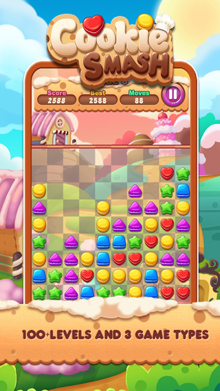 【免費遊戲App】Cookie Smash 2015-APP點子