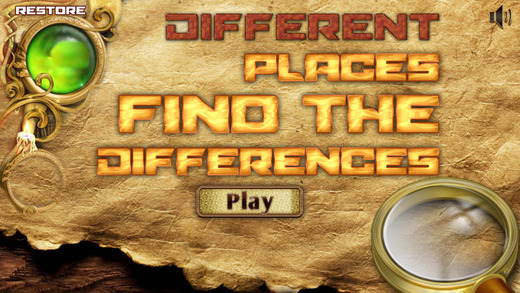 Different places find the different - find hidden objects difference free different games