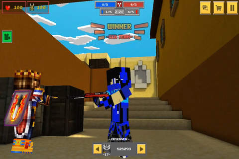 Pixel Gunner - Shooter Block Survival Worldwide Multiplayer Game screenshot 4