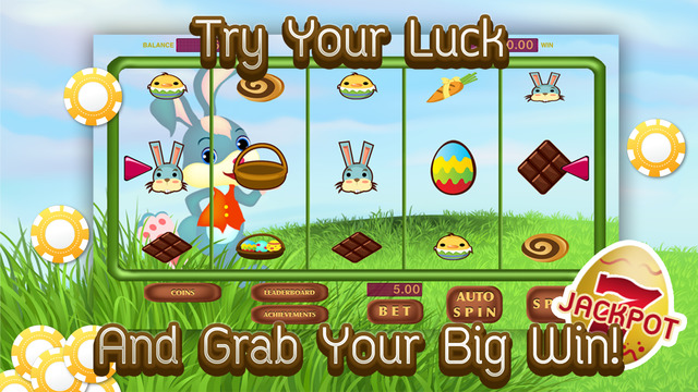 【免費遊戲App】Happy Bunny with Cute Easter Eggs SLOTS PRO-APP點子