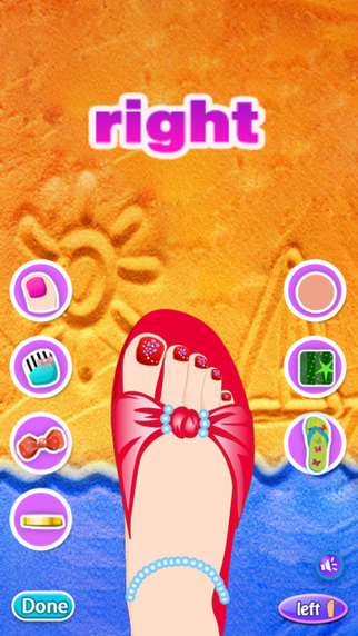 【免費生活App】Toe Nail Art Spa - Girls Salon-APP點子