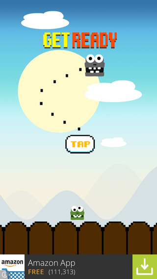 Crazy Flying Crocodile - Tap to fly the tiny crocodile through the moving obstacles