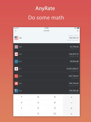 【免費旅遊App】AnyRate - Currency Converter-APP點子