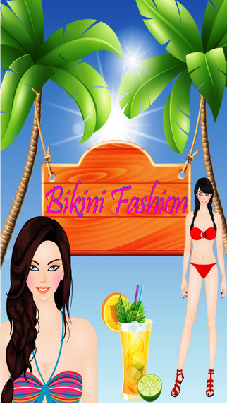 Bikini Fashion Dress Up and Make Up Game