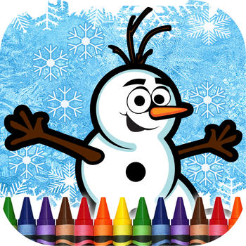 Coloring Book Frozen 遊戲 App LOGO-APP開箱王