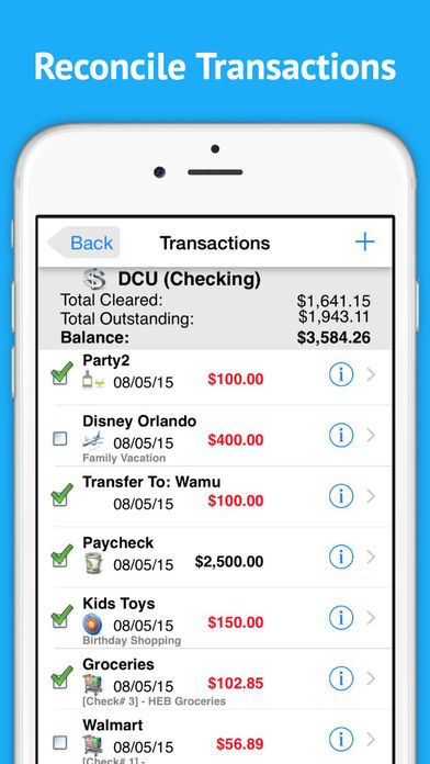 apps to balance checkbook