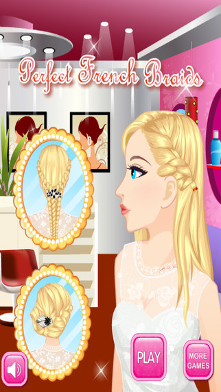 Perfect French Braids - The most popular hair games for girls and kids