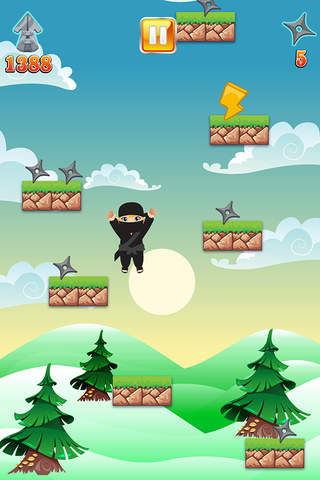 An Iron Ninja Jump - Speedy Samurai Jumping Battle Pro screenshot 3