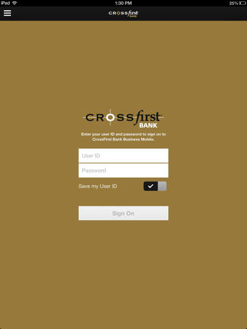CrossFirst Bank Business for iPad