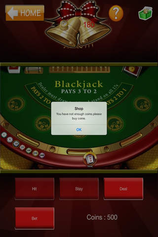 21 Blackjack - Christmas Edition Pro screenshot 4