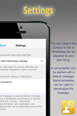 Whats Contacts - Send messages from your contacts screenshot 4