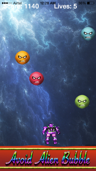 【免費娛樂App】Space Alien War Saga colorful angry bubble attack-APP點子