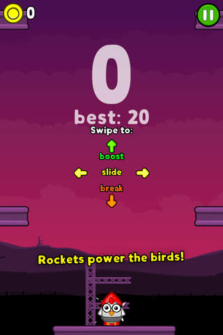 Rocket Bird Dash – The Fun Endless Flying Game. Take Flight! screenshot 2