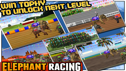 【免費遊戲App】Elephant Racing Simulator-APP點子