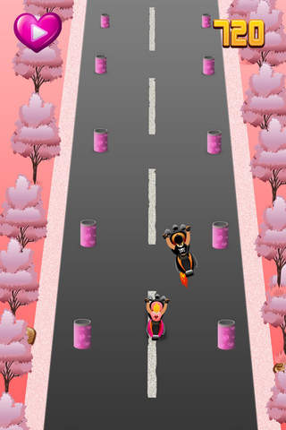Mr. Cupid Bike Stunt - The Legendary Valentine Road Ride Free screenshot 2