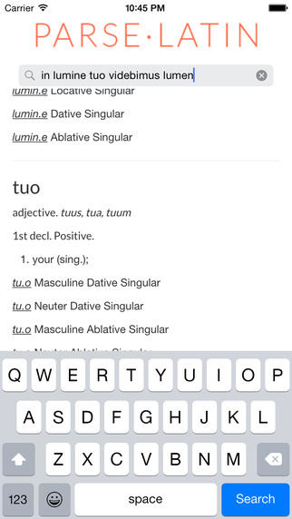 【免費教育App】Parse Latin-APP點子