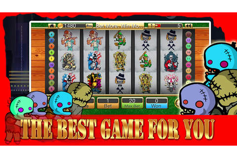 ```````````` 2015 ```````````` Action Zombies Hunter Slots HD - Best Double-down Gambling Casino screenshot 2
