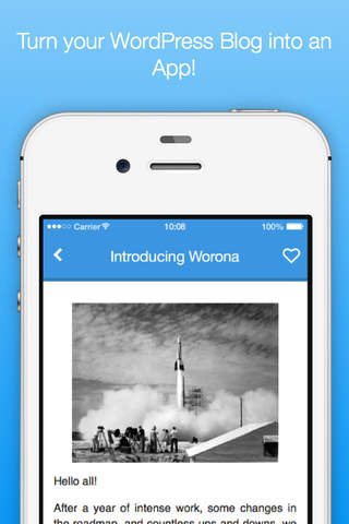 Worona Blog screenshot 2