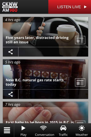 CKNW - News Talk 980 Vancouver screenshot 2