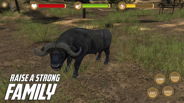 【免費遊戲App】Cape Buffalo Simulator - HD-APP點子