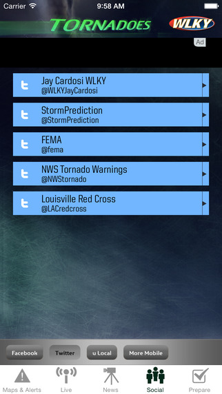 【免費天氣App】Tornadoes WLKY 32 Greater Louisville, Kentucky-APP點子