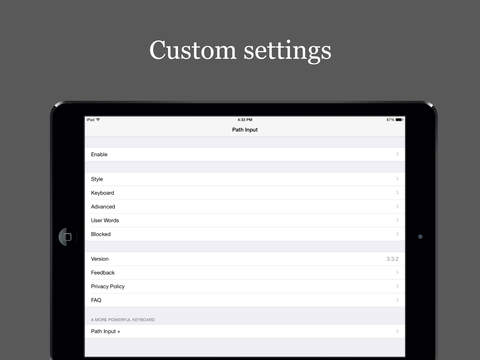 【免費生產應用App】Path Input: A Swipe Keyboard for iPad-APP點子