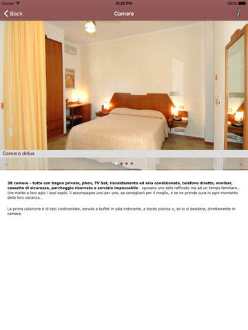 Hotel San Pietro iPad screenshot 3