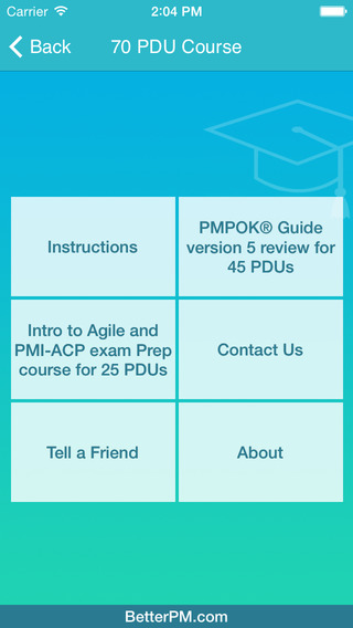 【免費教育App】PMP Coach 70 PDU Course-APP點子