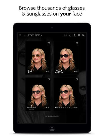 glasses.com for iPad screenshot 2