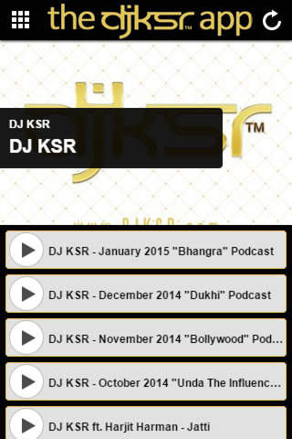 The DJ KSR App screenshot 2