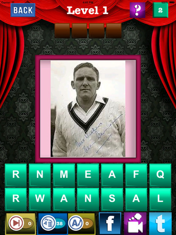 【免費遊戲App】Trivia Guess ~The Face Conclude the Crickter's Name-APP點子