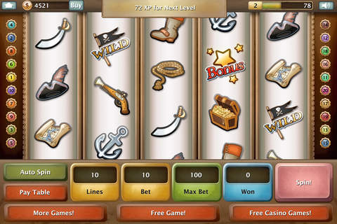 Pirate's Slots screenshot 4