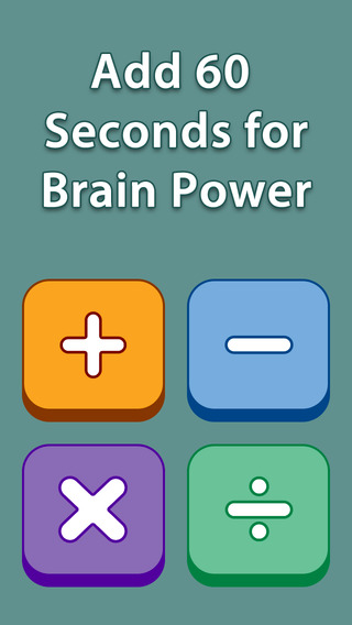 免費下載教育APP|Add 60 Seconds for Brain Power - Multiplication Free app開箱文|APP開箱王