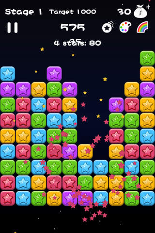 PopStar:Popping Stars App HD Puzzle Free Games screenshot 2