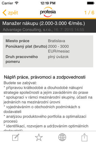 Profesia.cz screenshot 3
