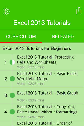 Full Course for Microsoft Excel 2013 in HD screenshot 2