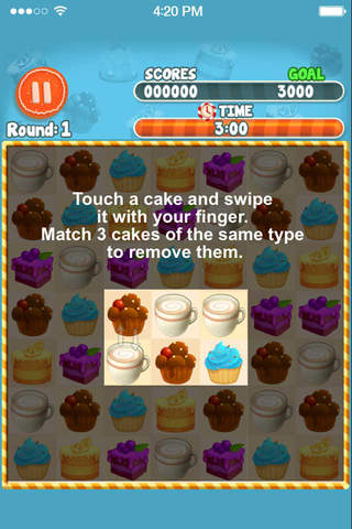 Delicious Cake Crush screenshot 2