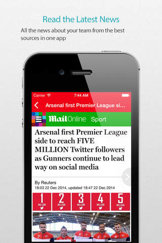 Arsenal Alarm — News, live commentary, standings and more for your team! screenshot 3