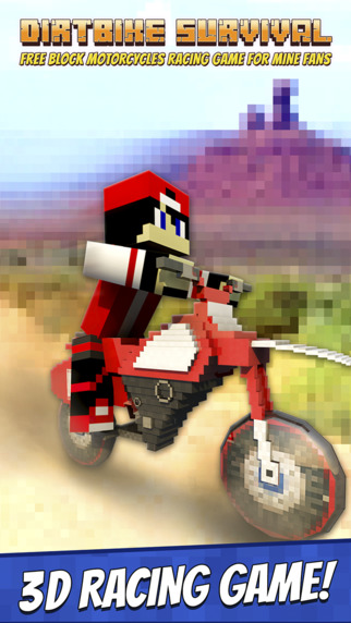 【免費遊戲App】Dirtbike Survival - Free Block Motorcycles Racing Game For Mine Fans-APP點子