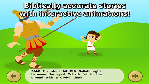 【免費書籍App】Bible Heroes: David and Goliath - Bible Story, Puzzles, Coloring, and Games for Kids-APP點子