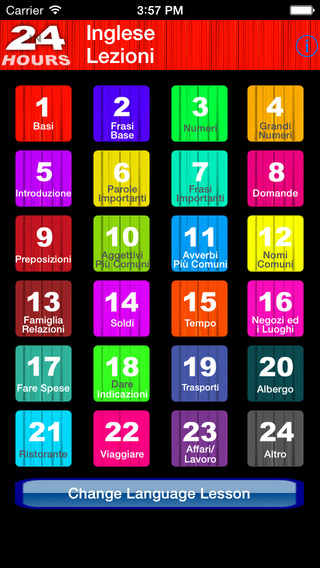 【免費教育App】In 24 Ore Imparare Lingue - Studio, Lezione, Apprendere e Parlare-APP點子