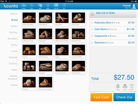 【免費商業App】POS Software by Kounta. Restaurant, Cafe & Bar Point of Sale System-APP點子