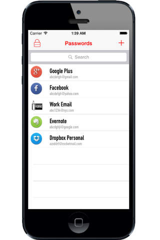 iSafe Password Manager screenshot 2