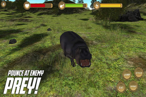 Hippo (Hippopotamus) Simulator HD Animal Life screenshot 4