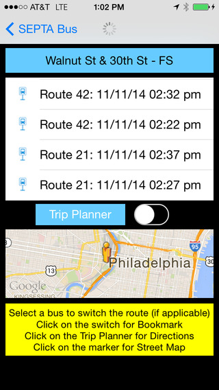 【免費交通運輸App】SEPTA Bus Real Time - Public Transportation Directions and Trip Planner-APP點子