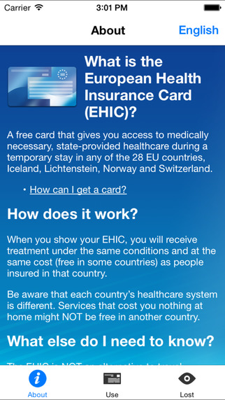 免費下載旅遊APP|European Health Insurance Card app開箱文|APP開箱王